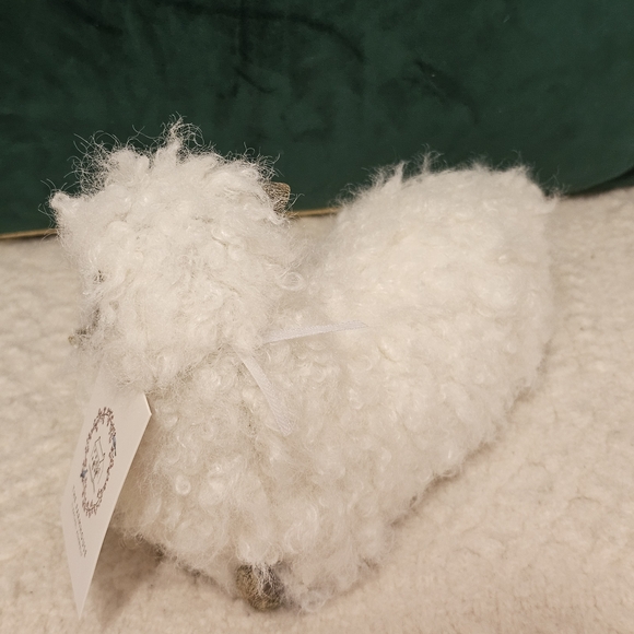 Furry Sheep with Lamb Figurines by the Farmhouse by Rachel Ashwell - Picture 3 of 4